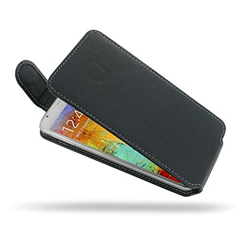 PDair Handmade Deluxe Leather Flip Top Case for Samsung Galaxy Note 3 Neo SM-N7500 N7505