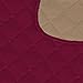Easy-Going Reversible Couch Cover for 3 Cushion Couch Sofa Cover for Dogs Water Resistant Furniture Protector Cover with Foam Sticks Elastic Straps for Pet Cat (Sofa, Wine/Beige)