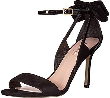kate spade black suede heels