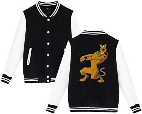 MyLoire Scooby Doo Cabbage Patch Dance Men's Baseball Jacket Uniform Sweater Coat