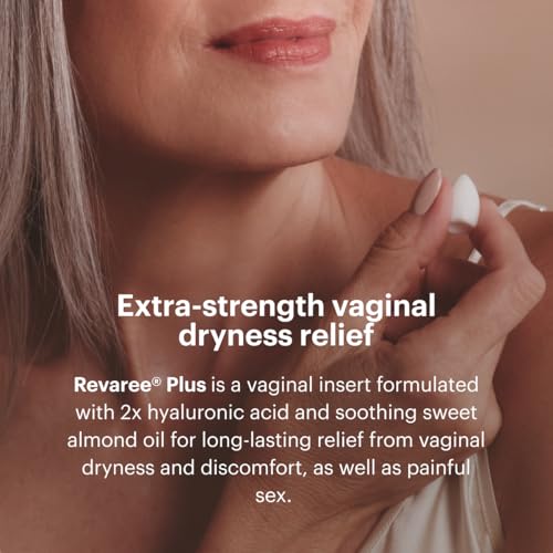 Revaree Plus by Bonafide. Vaginal Moisturizer with 10mg Hyaluronic Acid & Soothing Sweet Almond Oil. — 2-Month Supply (20 Inserts)
