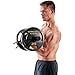 Gold's Gym 50 lb Olympic Plate Set, Pair of 25 lb Plates