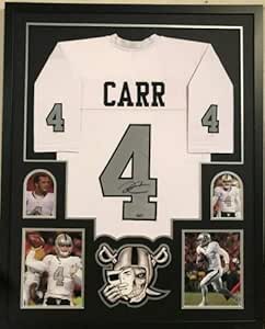 derek carr autographed jersey
