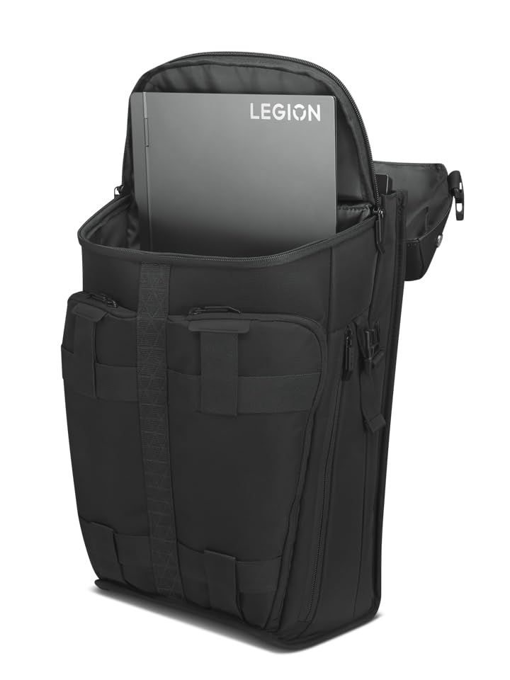 Lenovo Legion Active 17-inch Gaming Backpack - Black - Laptop Compartment - Durable & Water Resistant - Water Bottle Pocket