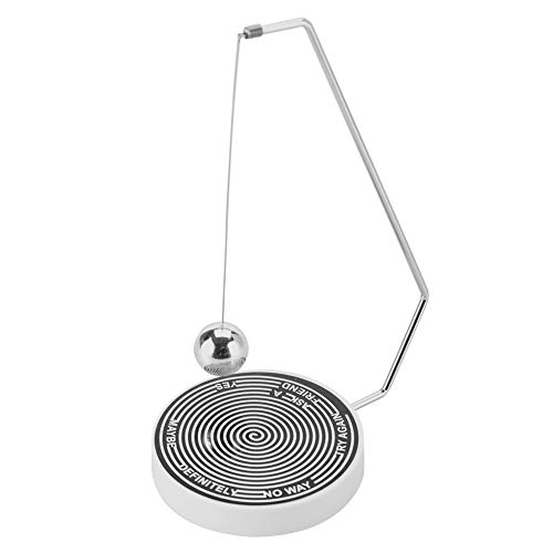 Akozon Decision Maker Ball Magnetic Decision Maker Ball Swing Pendulum Office Desk Decoration Toy Gift(#01)