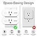 Smart Plug, Gosund 16A Smart Outlet Compatible with Alexa, Google Home, IFTTT for Voice Control, No Hub Required, Wi-Fi Remote Control Your Smart Socket from Anywhere, ETL and FCC Listed (2 Pack)  