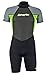 Hypreflex Wetsuits Junior's Access 2.5mm Spring Suit, Black/Green, 12