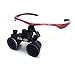 Ocean Aquarius NEW Surgical Binocular Loupes 3.5x420MM Optical Glass with LED Head Light Lamp+Red Aluminum Box