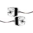 (Pack of 2pcs) NEMA17 Stepper Motor High Torque Bipolar DC Step Motor Kit for CNC XYZ 3D Printer