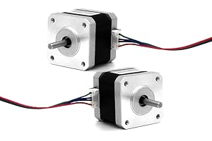 (Pack of 2pcs) NEMA17 Stepper Motor High Torque Bipolar DC Step Motor Kit for CNC XYZ 3D Printer