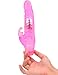 SEAVEST Rabbit Dildo Sex Toy Vibrator Vibration Vibrating Bullet G-spot Stimulator Female Masturbation Personal Massager - Light Red
