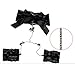 LOVELYIVA Hot Sexy Women Lingerie Sleepwear Babydoll Black Lace Bra+ G string+ Handcuff (black)