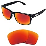 Tintart Performance Lenses Compatible with Oakley Holbrook Polarized Etched-Fire Red