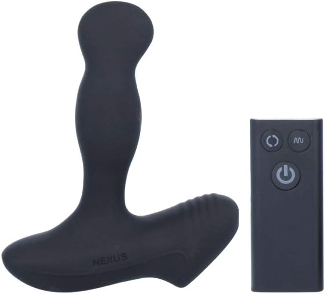 Nexus Revo Slim Rotating Remote Control Prostate Massager, Black