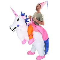 YEAHBEER Inflatable Costume Dinosaur Costumes Unicorn Cosplay Costumes Halloween Costume Costumes (Unicorn Adults)