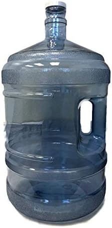 Amazon Com 5 Gallon Bpa Free Food Grade Safe Plastic Reusable Water Bottle Container Jug Canteen With 48mm Screw On Top Lid With Handle Made In Usa Home Improvement