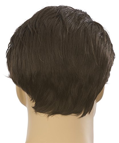 Displays2go Realistic Wig for Mannequin, Male Short Hair, Dark Brown
