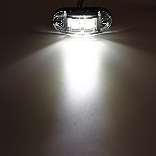 image for Partsam 2X Trailer Truck Surface Mount LED Oval 2.5