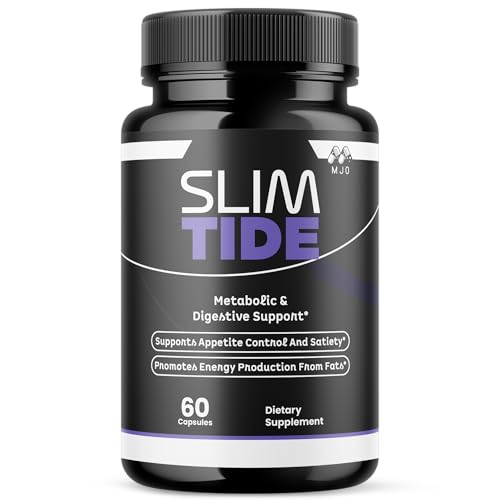 Slim Tide Capsules, Official SlimTide Weight Management Pills with All Natural Ingredients, Advanced Formula Health & Wellness Supplement with Maximum Strength Active Lifestyle Vitamins (60 Capsules)