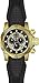 Invicta Men's Venom Stainless Steel Analog-Quartz Watch with Silicone Strap, Black, 26 (Model: 20443)