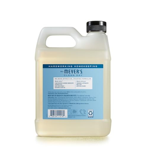 MRS. MEYER’S CLEAN DAY HAND SOAP REFILL, RAIN WATER SCENT, 33 FL OZ BOTTLE
