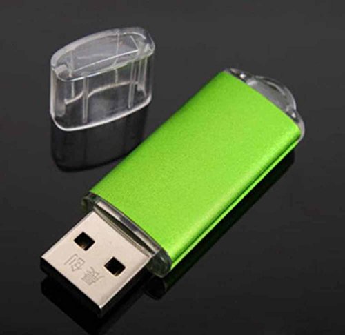 Mchoice 2GB USB 2.0 Metal Flash Memory Stick Storage Thumb U Disk (Green) - Thumbnail 6