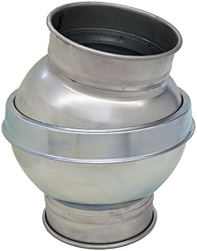 Nordfab Ducting 3209-0400-100000 QF Ball Joint, 4" dia, Galvanized Steel