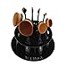 Cosmetic Tool,TOOPOOT 10 Hole Oval Makeup Brush Holder Drying Rack Organizer (black)