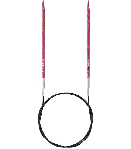 Agujas De Tejer Intercambiables Knitter's Pride Dreamz - Tamaño 10.75/7 Mm - Madera Pulida, Conos Perfectos, Para Cable De 20 Cm