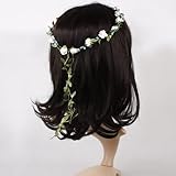 Catalina Boho Summer Flower Garden Garland Wedding Forehead Hair Head Band