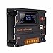 MOHOO 20A 12V 24V Solar Charge Controller Auto Switch LCD Intelligent Panel Battery Regulator Charge Controller Overload Protection (20A)