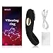Cock Ring Vibrating Penis Ring Waterproof Rechargeable Couple Vibrator with 12-Speed Vibrations, Full Silicone Powerful Clitoris Stimulator Vibrators Adult Sex Toy by MELO (Black)