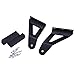 Eyourlife Upper Windshield Mounting Brackets 50 inch Curved LED Light Bar Mounts for 1984-2001 4WD/2WD Jeep XJ Cherokee