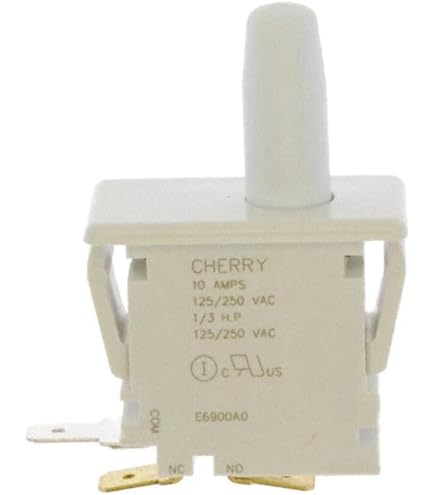 2 Piece Cherry SPST Door Switch 0.1A, 125VAC - 0E6852AD Plunger