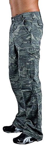 Juicy Trendz Mens Motorcycle Motorbike Trousers Pants Jeans With Protective Lining S016 Camo W34 x L30