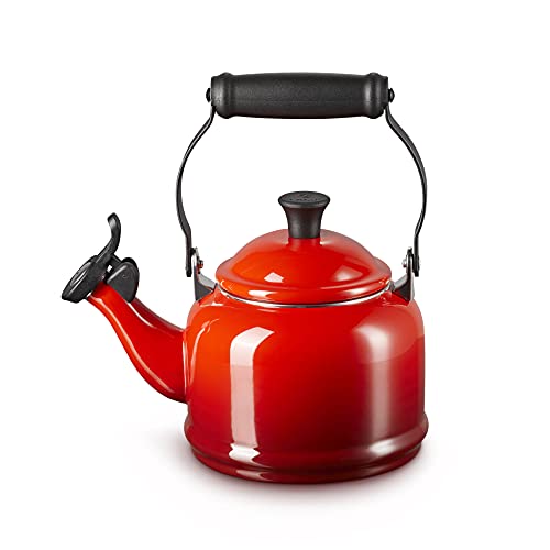 Le Creuset Enamel On Steel Demi Tea Kettle, 1.25 qt., Cerise Pricepulse