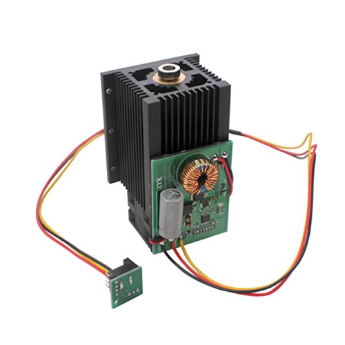 SUNWIN High Power 3W 3000mW Blue Violet Light Laser Module 450nm For DIY Engraver Print (3W)