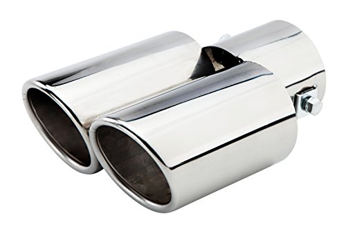 Oda 63mm Inlet Dia Exhaust Tips Stainless Steel Car Exhaust Muffler Modified Tailpipe A143 Oblique Mouth Oval