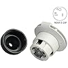 Conntek-NEMA-5-20P-20-Amp-125V-Charger-Inlet-with-White-Cover
