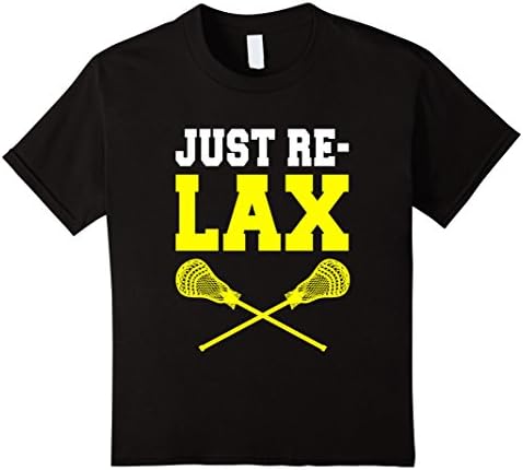 Kids ReLAX Lacrosse Sticks T-Shirt 12 Black