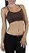 ToBeInStyle Women's Pack of 6 Seamless Bralettes with Floral Lace Back Design OS