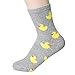 Happy Ducks Socks Women's 4pairs(4color)=1pack Made in Korea Cotton, Multicolored, One Size