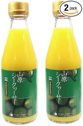 Amazon 沖縄名産 山原 ヤンバル シークワーサー 果汁100 300ml 2本セット 琉球フロント 野菜ジュース フルーツジュース 通販