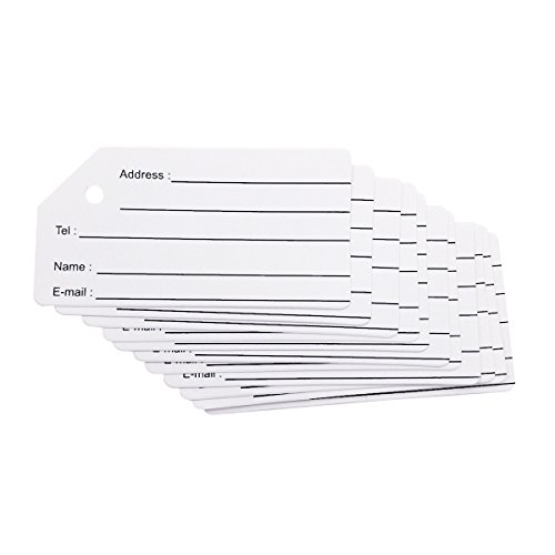 10Pack Name ID Card Blank Fit for Luggage Tags