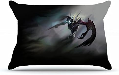 Jshcsj Queen Pillowcase Size 20 x 30 Inches Cotton Pillowcases Decorative Pillow Cover Case with Hidden Zipper Decor Cushion Covers - Nature Night night league of legends shadows nocturne Nature Night