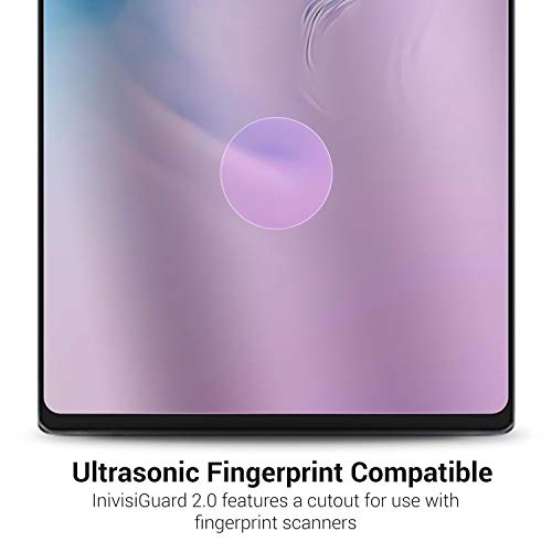 CoverON Full Coverage 9H InvisiGuard 2.0 Series for Samsung Galaxy Note 10 Plus/Note 10 Plus 5G (2019) Tempered Glass Screen Protector