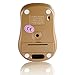 TONOR 2.4GHz Optical Wireless Mouse Portable Gaming Mice with USB 2.0 Receiver for PC Laptop Computer (Gold)
