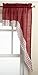 Lorraine Home Fashions Salem 60-inch x 38-inch Tailored Swag Pair, Burgundy