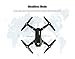 AURELIO TECH RC Foldable Flight Path FPV VR Wi-Fi RC Quadcopter 2.4 GHz 6-Axis Gyro Remote Control Drone with 720P HD, 2MP Camera Drone, Bonus Battery