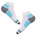 Adecco LLC 2 Pair Foot Compression Socks For Plantar Fasciitis Heel Spurs Pain Relief